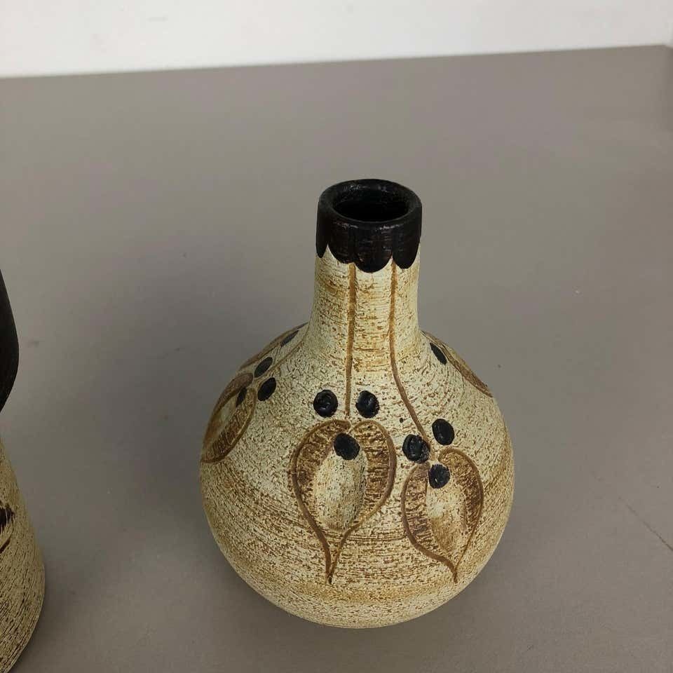 Set Of 2 Modernist 1970s Vase Sculptures Peter Müller For Sgrafo Modern, Germany photo vinterior