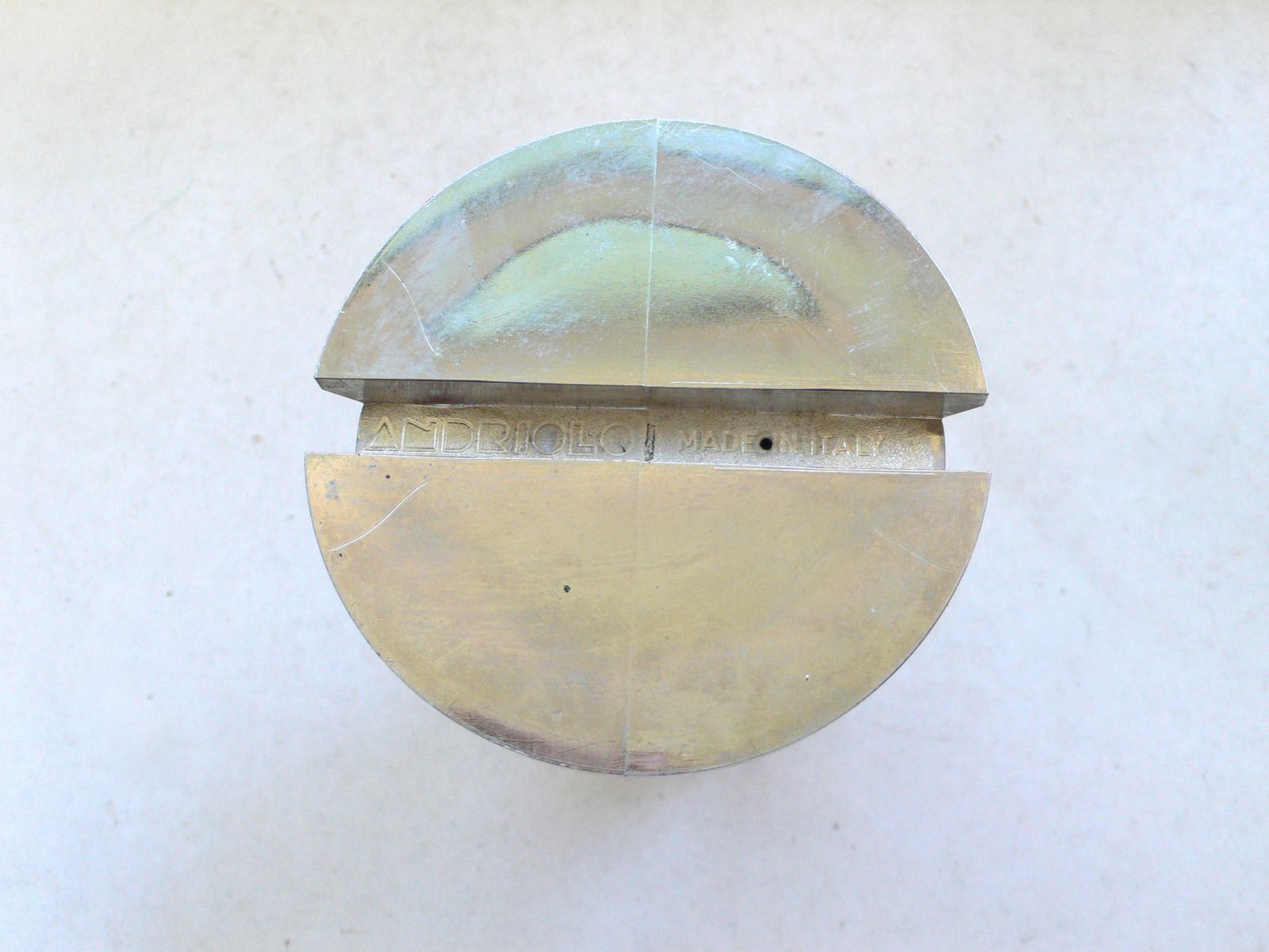 photo for sale Andriolo Design Unique Object Large Screw Storage Case 1970s Italy