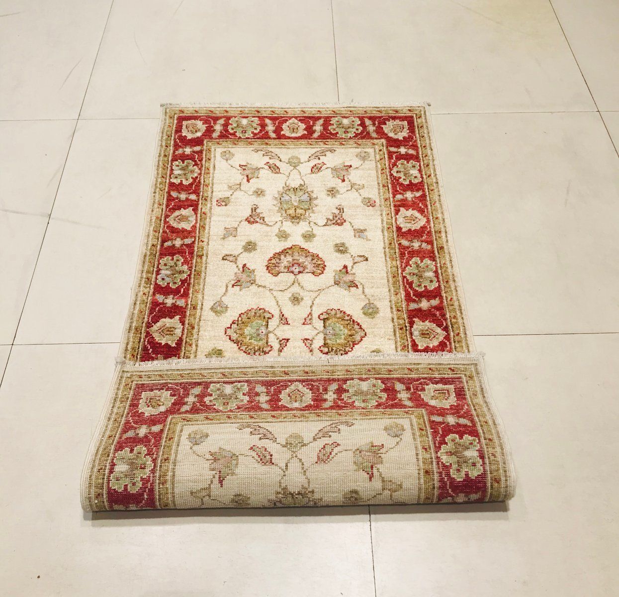 Vintage Wool Carpet From Ziegler, 1980s photo Textiles