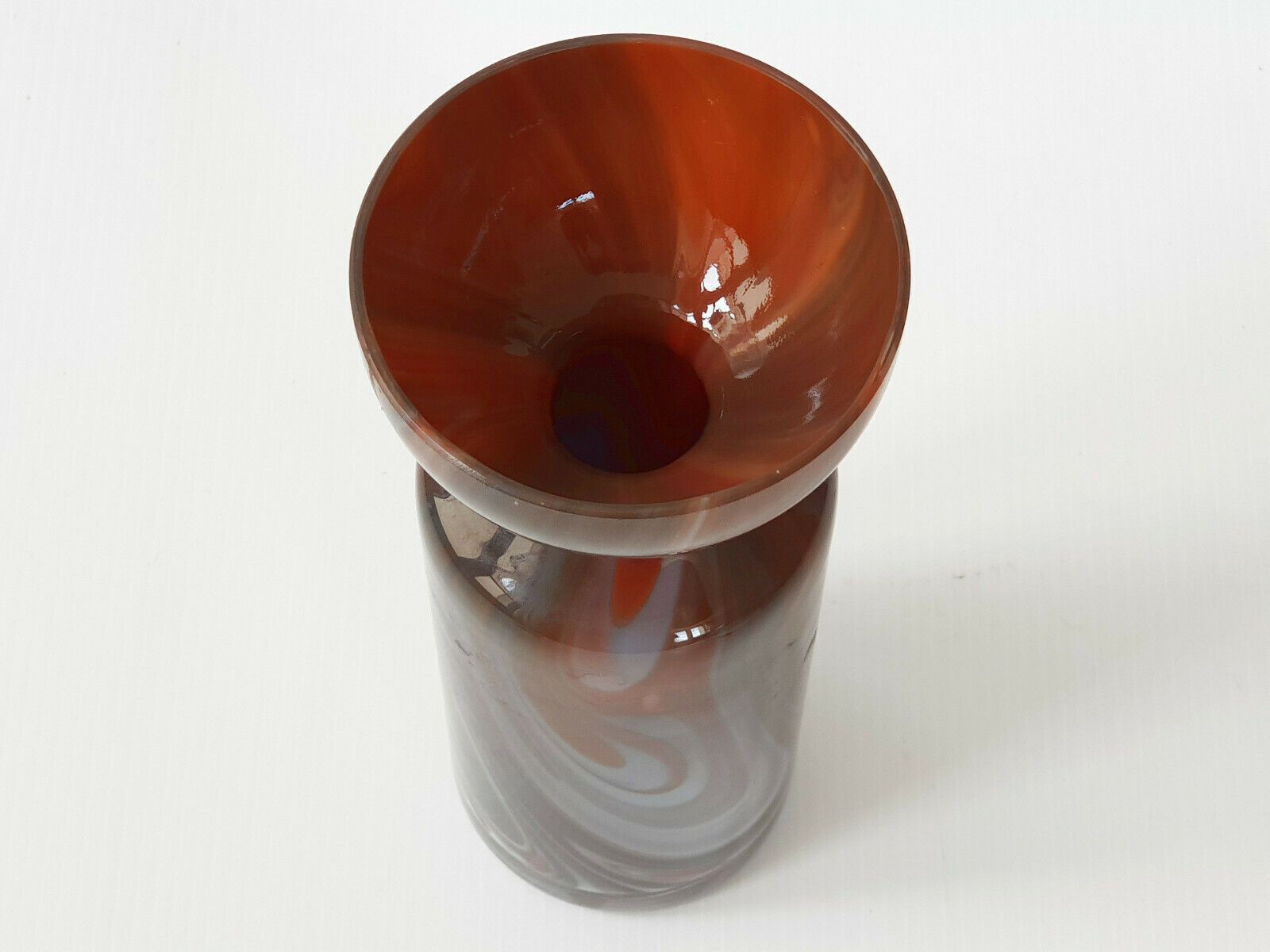Magnificent Vintage Italian Vase 1970 In Real Opal 70s 70s Years 70 photo 166.0