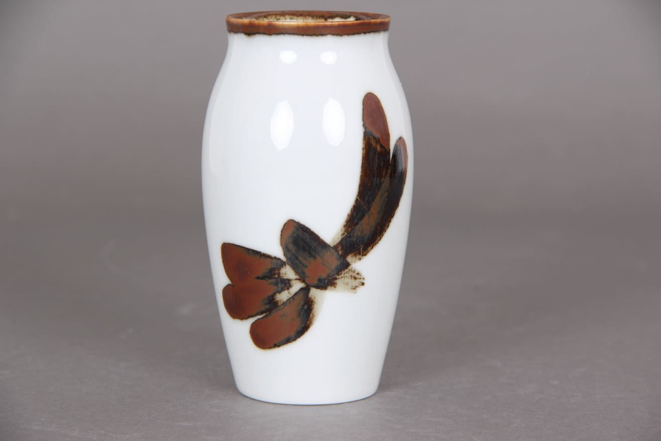 3 Danish Vases From Bing & Grondahl. Bg. 2 X Model: 158/5255 And 1 X Model 159/5251. photo vintage