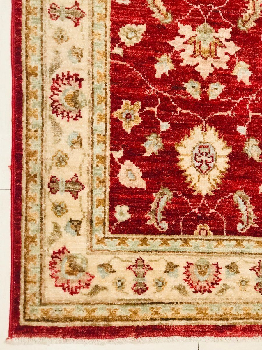 Pakistani Hand Knotted Wool Carpets, 1980s, Set Of 2 photo Textiles