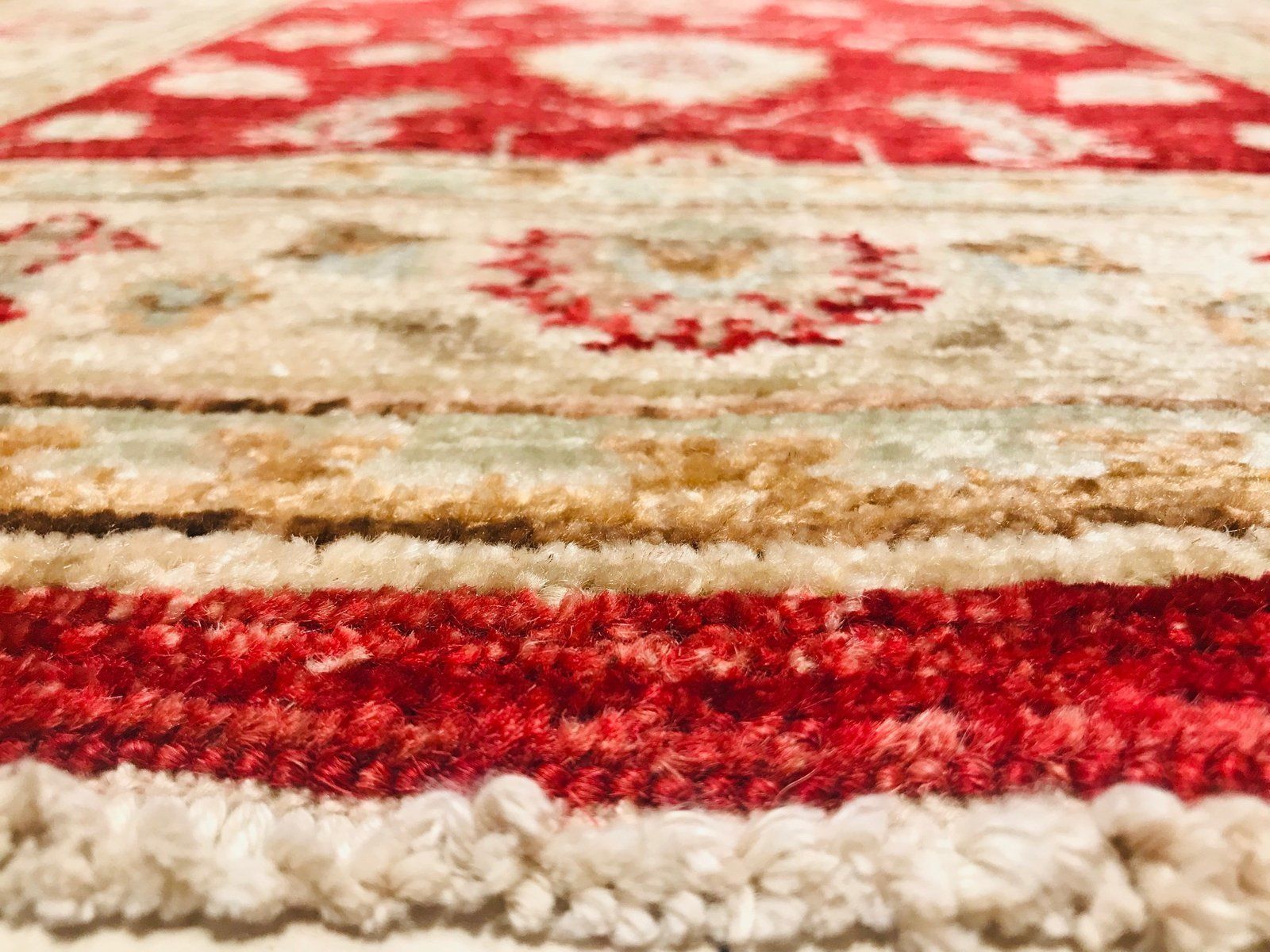 Pakistani Hand Knotted Wool Carpets, 1980s, Set Of 2 photo buy