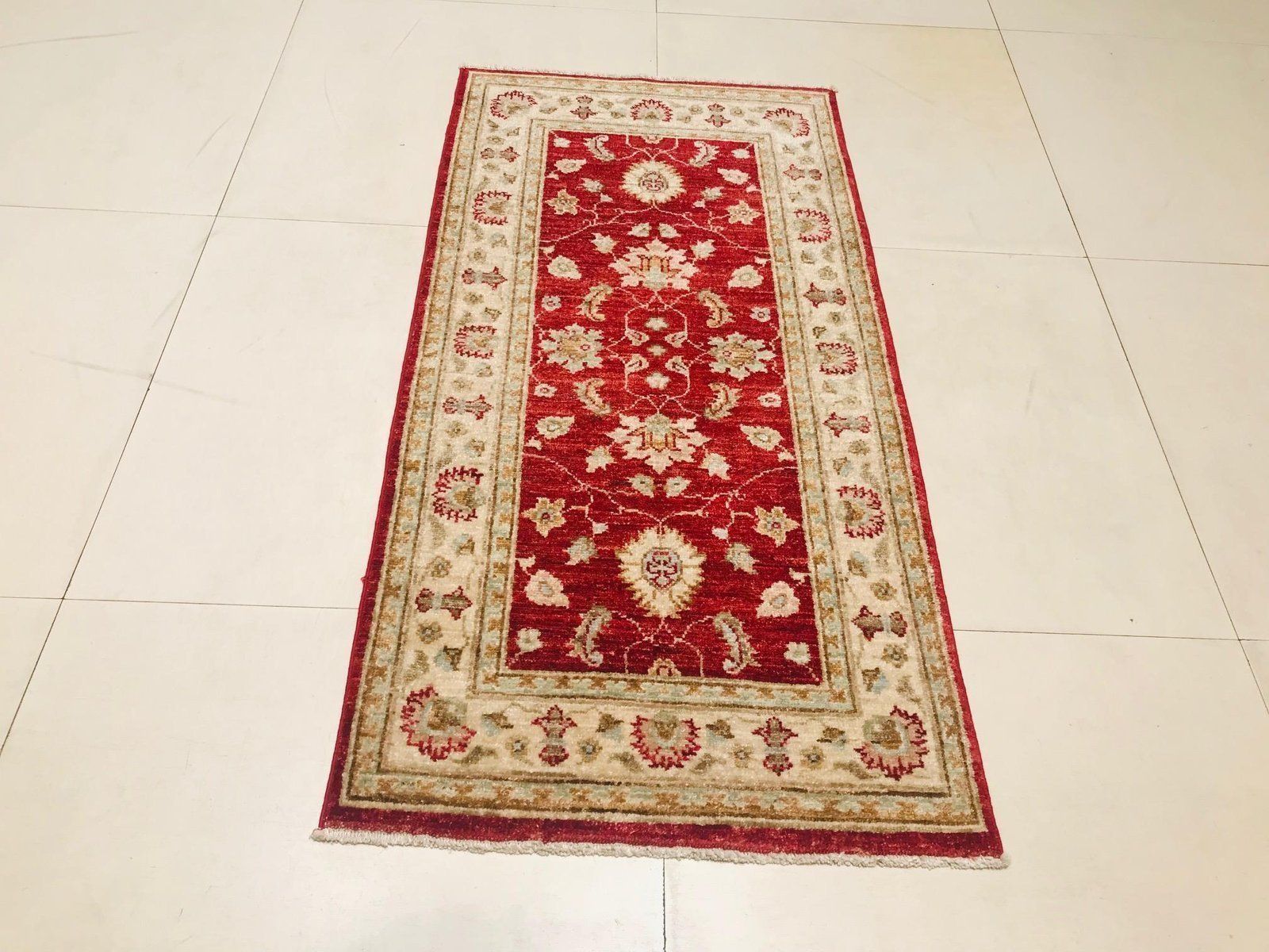 photo furniture Pakistani Hand Knotted Wool Carpets, 1980s, Set Of 2