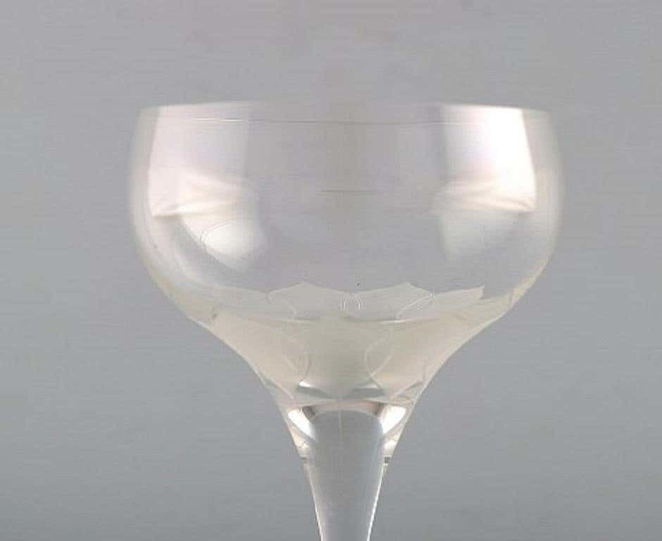 Bjørn Wiinblad '1918 2006' For Rosenthal, Four "Lotus" Glasses, 1980s photo for sale
