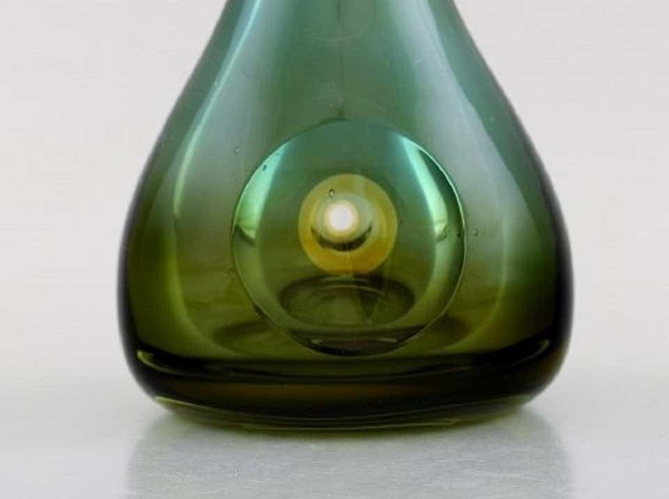 Mona Morales For Kosta Boda, "Ventana" Vase In Mouth Blown Art Glass photo Home Decor