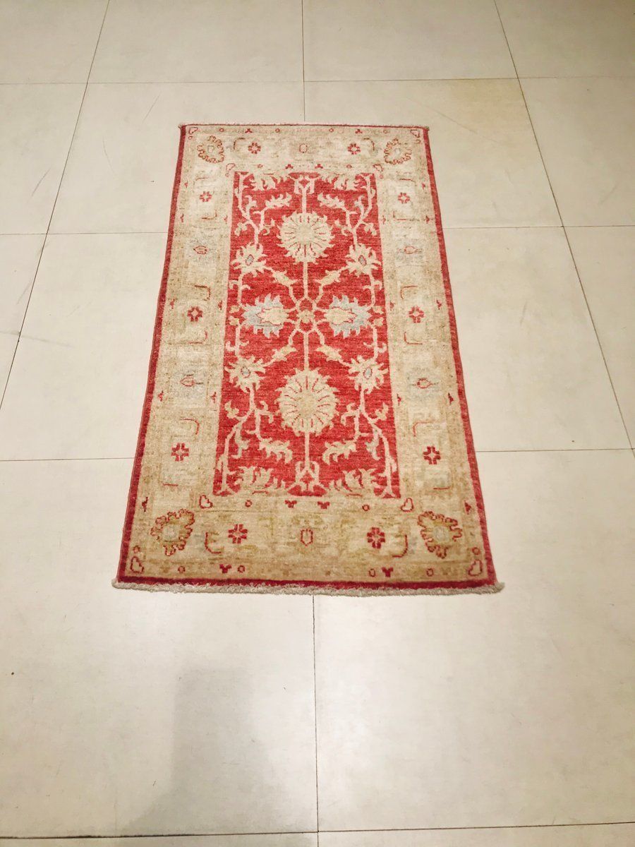 photo for sale Pakistani Hand Knotted Wool Carpets, 1980s, Set Of 2