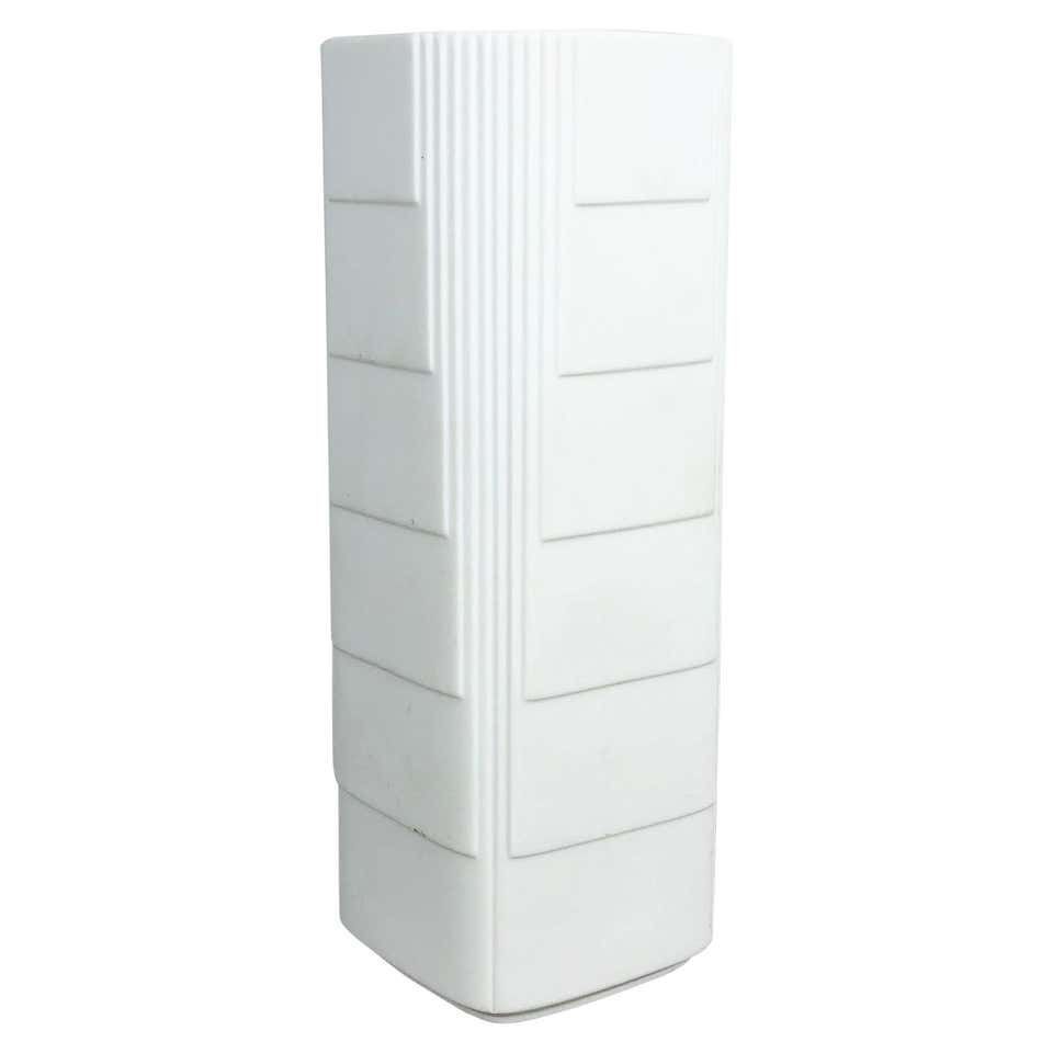 Original Porcelain Op Art Vase By Christa Galtz For Rosenthal Germany, 1970s