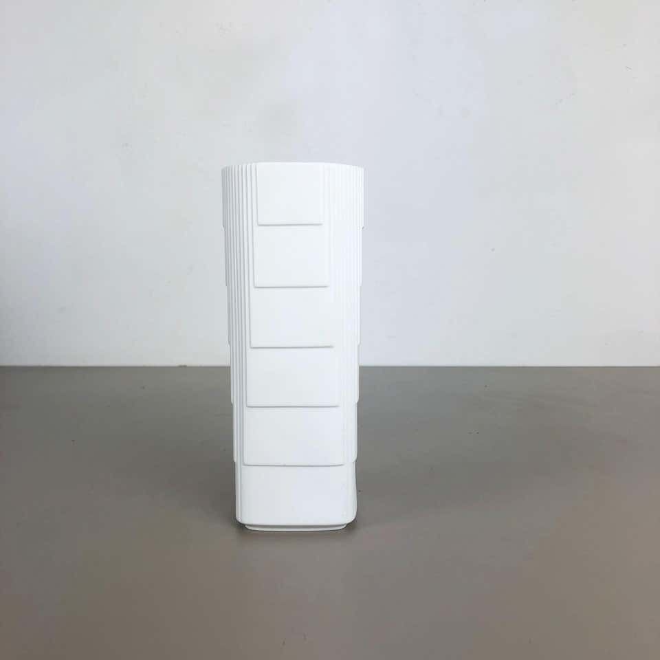 Original Porcelain Op Art Vase By Christa Galtz For Rosenthal Germany, 1970s photo for sale