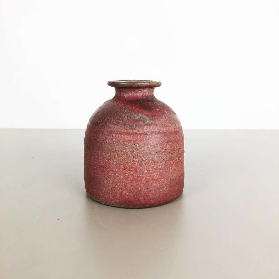 Original 1960 Ceramic Studio Pottery Vase By Piet Knepper For Mobach Netherlands photo furniture