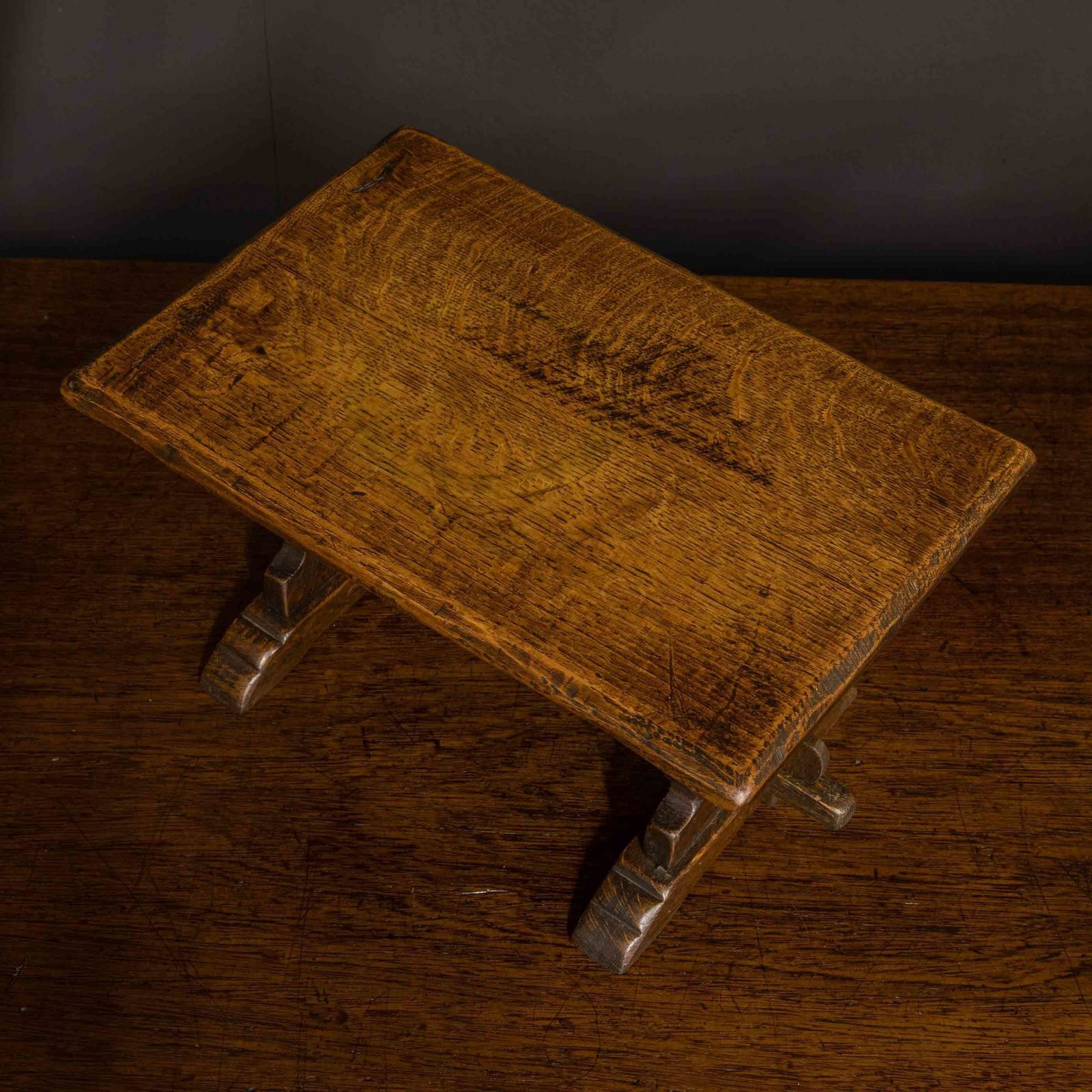 Miniature Pair Of Arts And Crafts Refectory Tables photo furniture