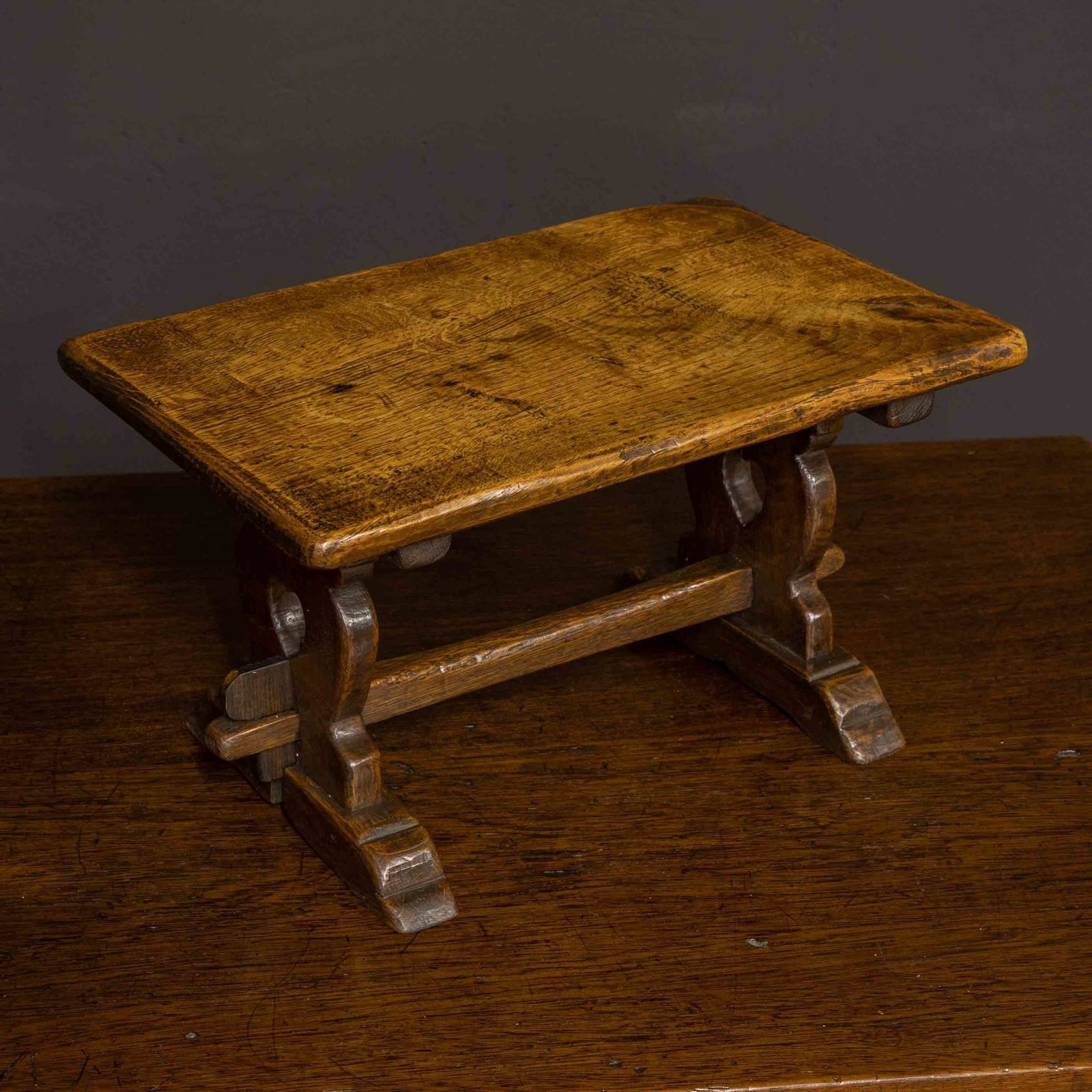 Miniature Pair Of Arts And Crafts Refectory Tables photo for sale