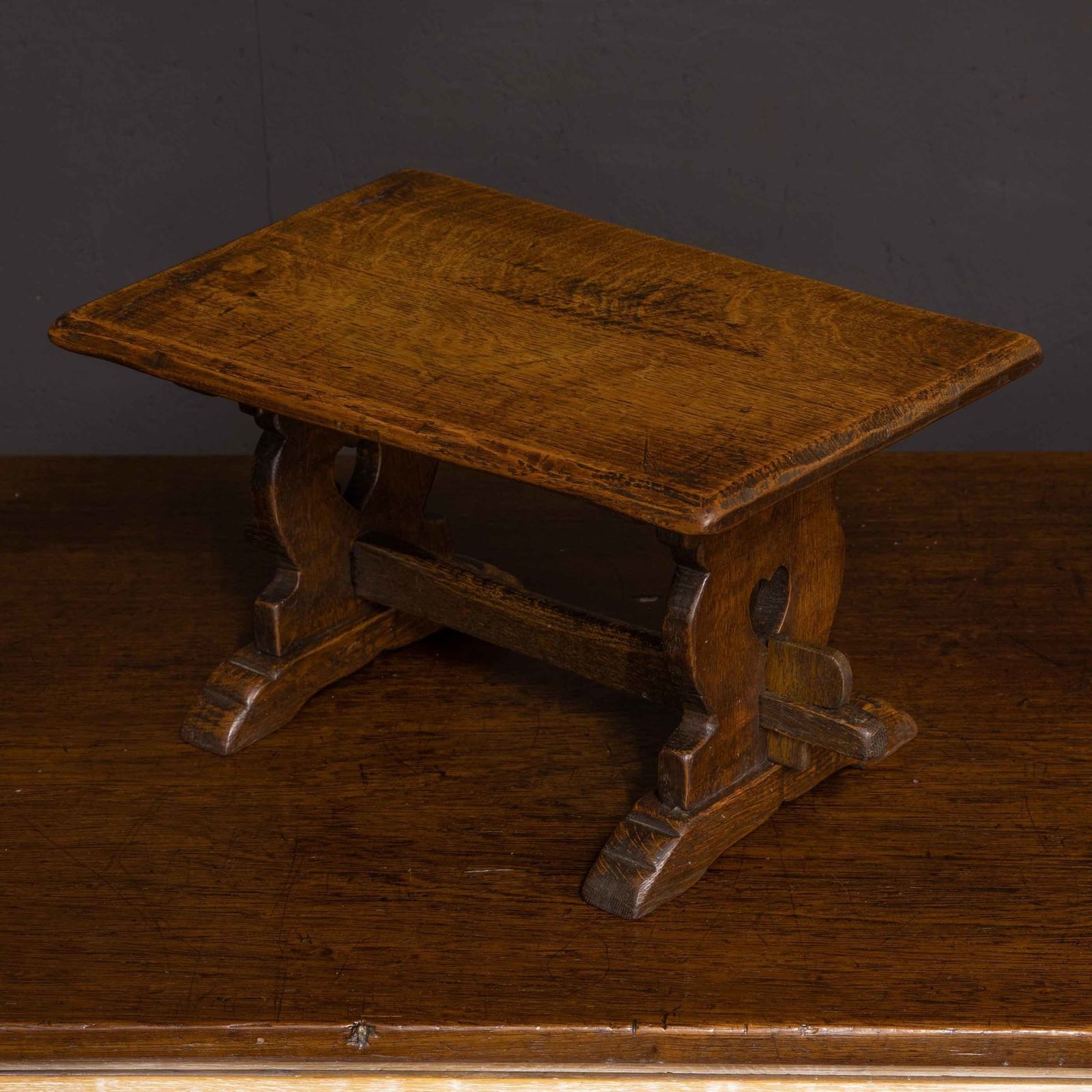 Miniature Pair Of Arts And Crafts Refectory Tables photo vinterior