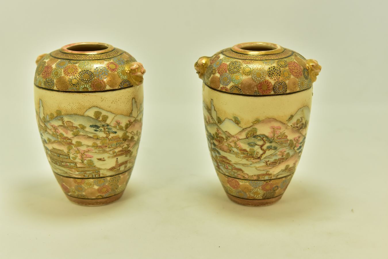 Japanese Satsuma Vase, Xi Xth Century photo for sale