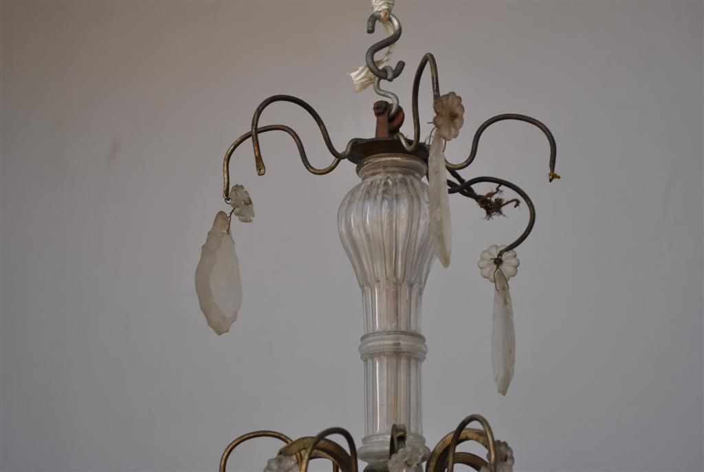 Chandelier With Tassel Louis XV Style Gilt Bronze 6 Lights 2 photo Lighting