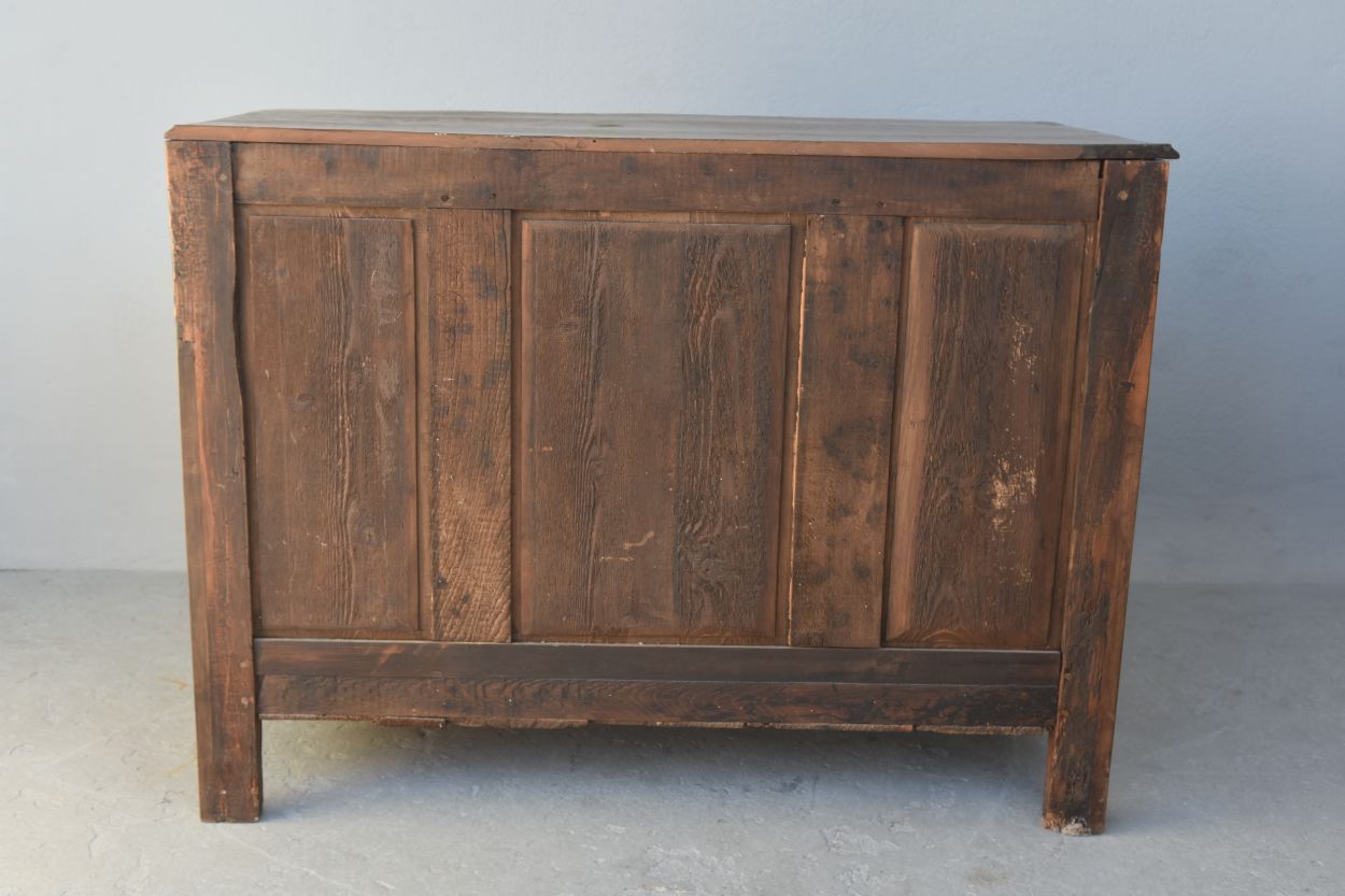 photo for sale Louis XV Crossbow Chest Of Drawers In Walnut, 18th Century,