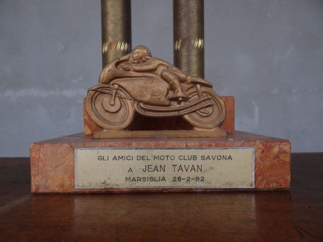 1982 Motorcycle Commemorative Sports Trophy photo furniture