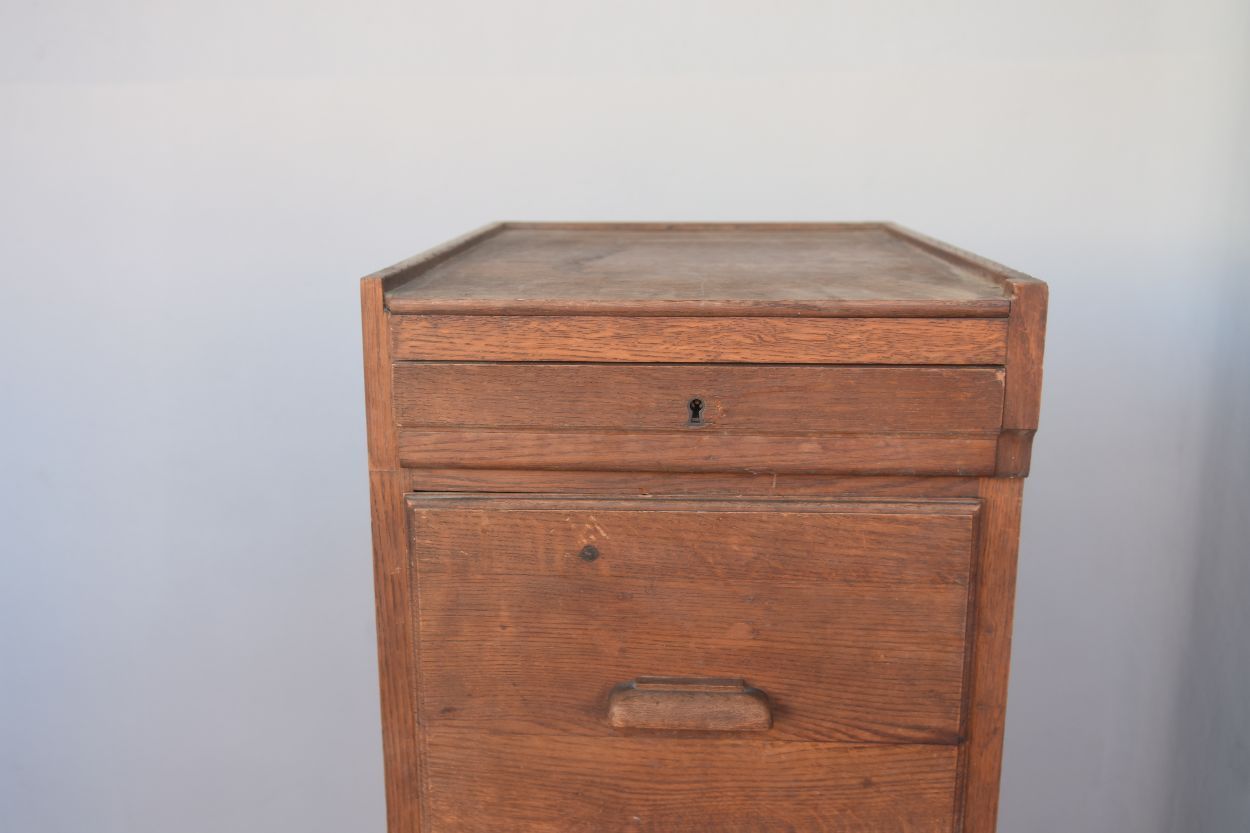 Locker With Oak Compartment Around 1900 photo for sale