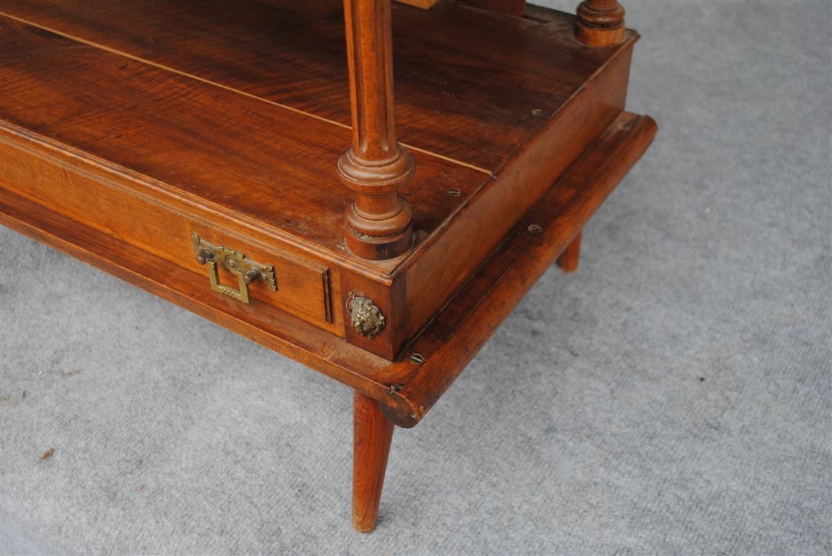 photo furniture 1900 Partition Locker In Walnut