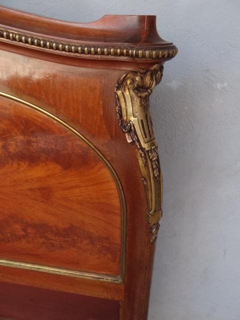 photo buy Mahogany Bed Louis XVI Style Gilt Bronze