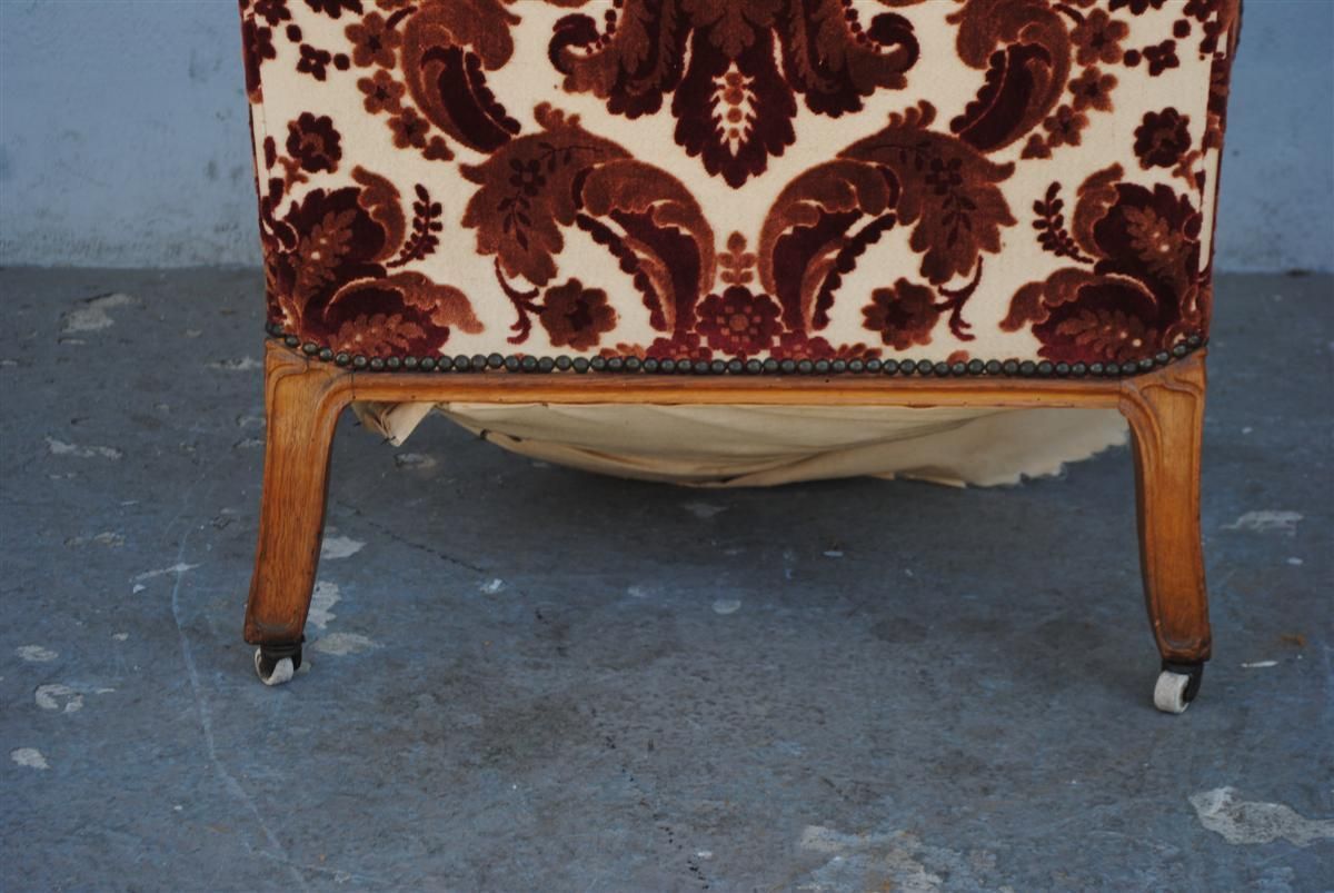 Art Nouveau 1900 Armchair In Oak (To Be Restored) photo for sale