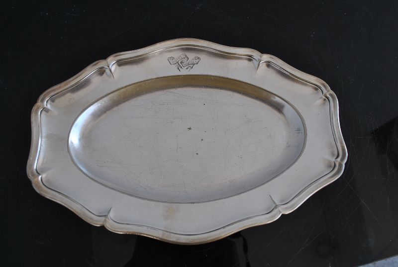 Tray Louis Xv Style Silver Metal Signed Christofle photo furniture