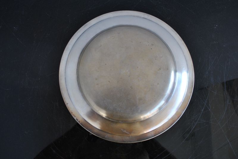 Silver Plated Round Dish Hotel De Bayonne Christofle photo Home Decor