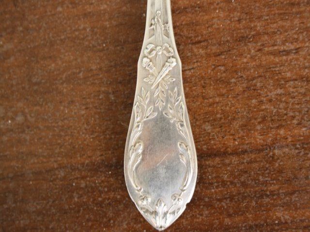 Complete Silver Metal Flatware 38 Pieces photo vintage