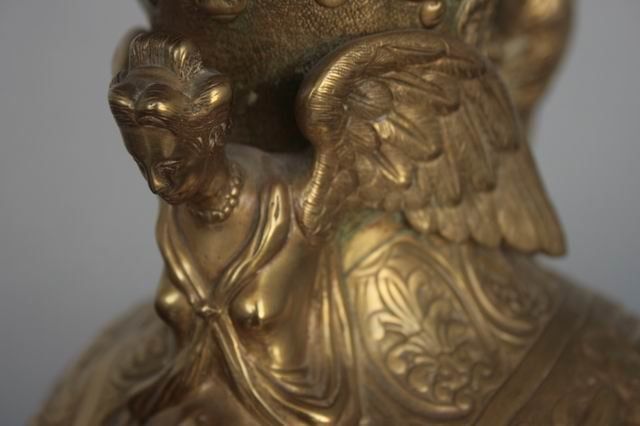 photo vinterior Ewer Renaissance Style In Bronze After Christofle Around 1900