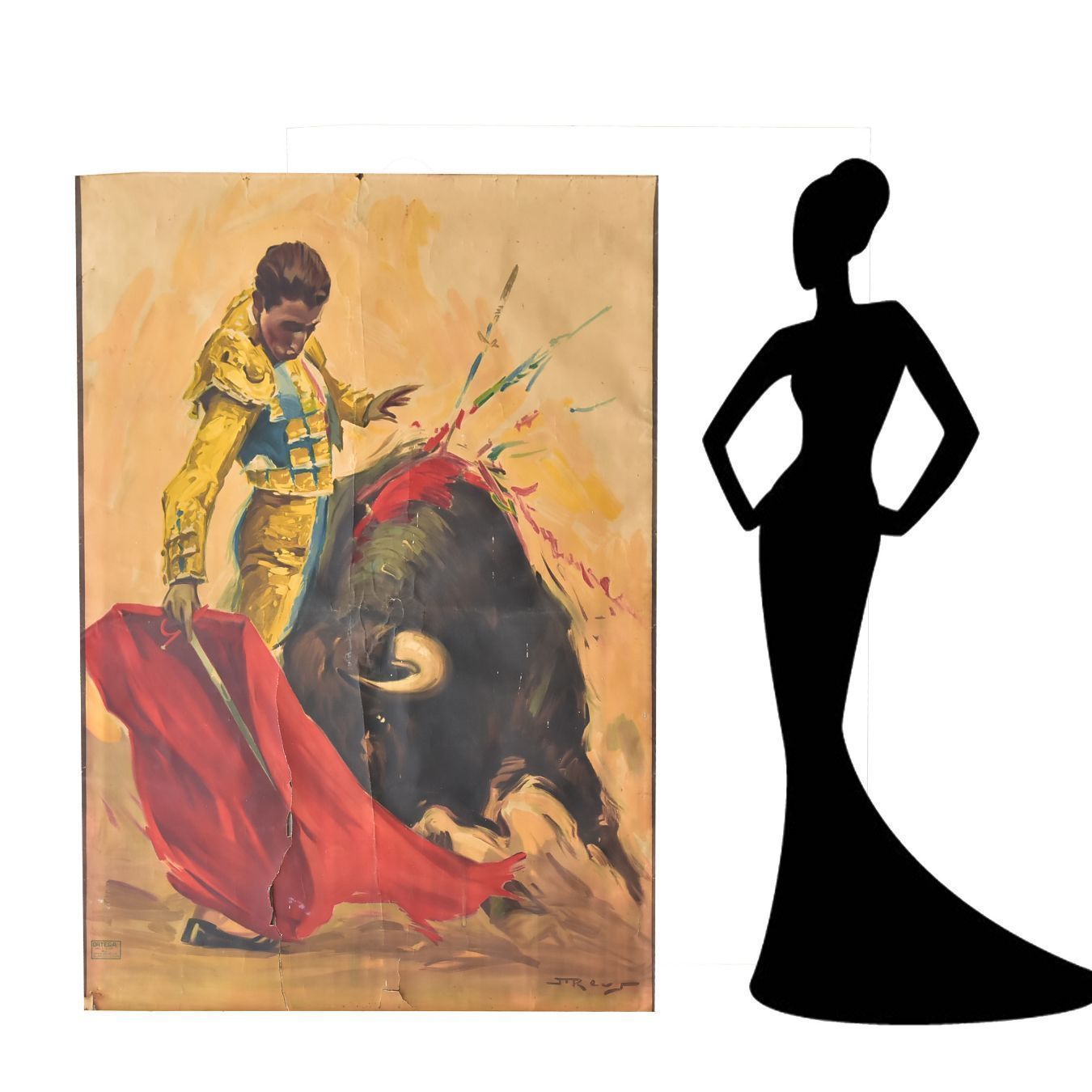 Vintage Bullfighting Poster From The 60s By Juan Reus Ortega Edition