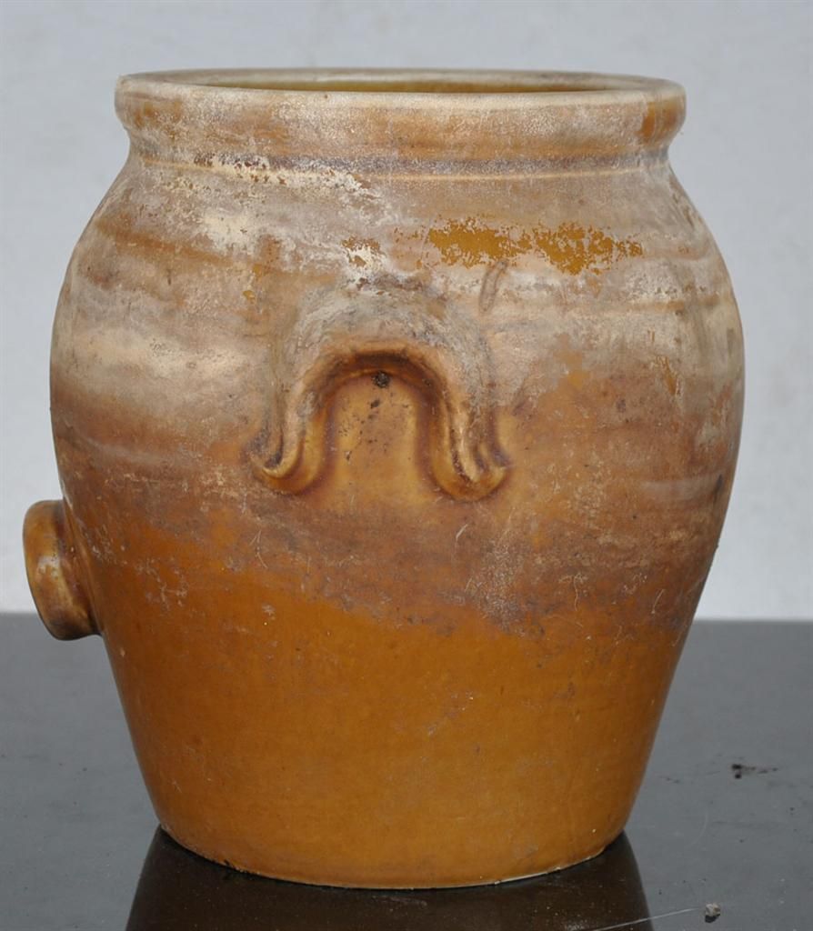 Oil Pot Glazed Ceramic 1900 1900 Height 22 Cm photo furniture