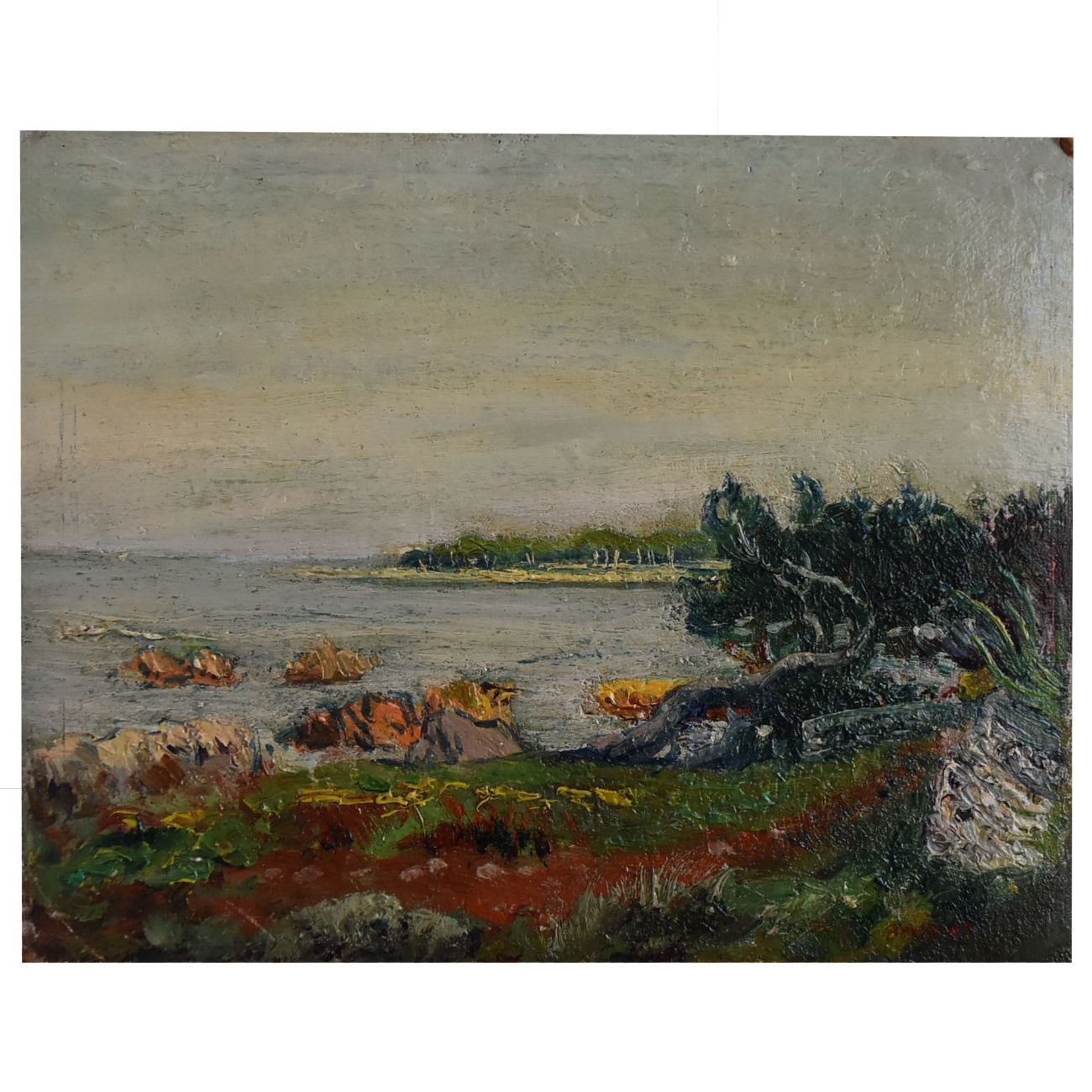 La Pointe De La Garloupe By Charles Bousquet French School