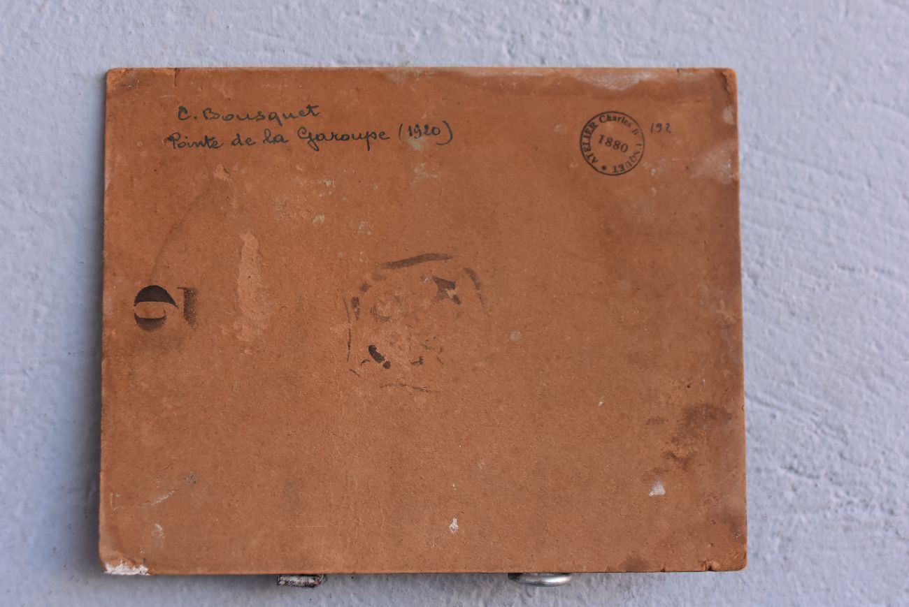 La Pointe De La Garloupe By Charles Bousquet French School photo for sale
