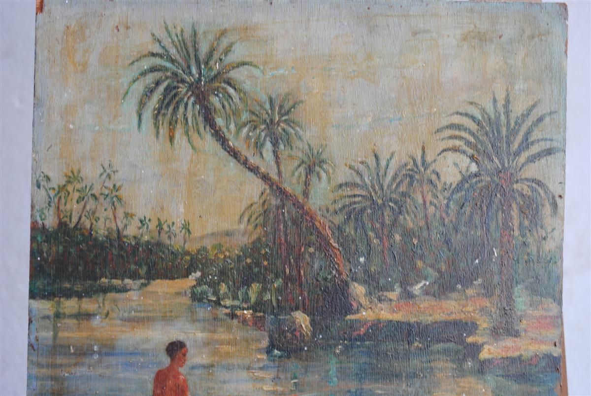 Young Naked Man Fishing By The Nile By Marco De Limarola photo furniture
