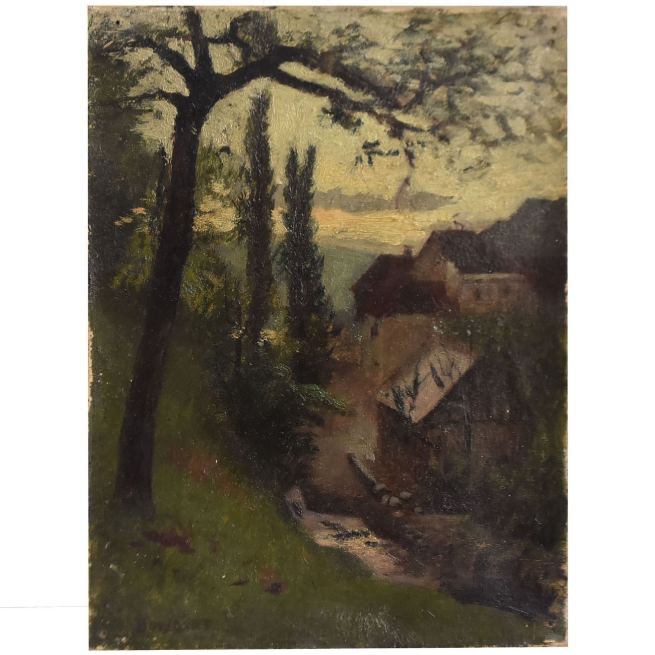 Landscape By Charles Bousquet French School