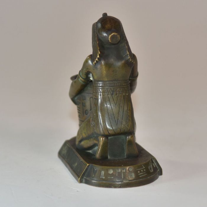 Pyrogenic Young Egyptian Bronze Egyptomania Period Late Nineteenth photo 709.0