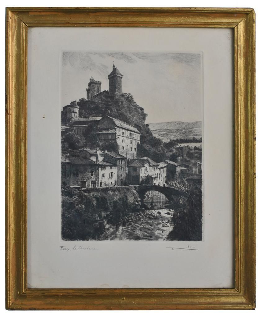 Framed Print Of Foux Le Château