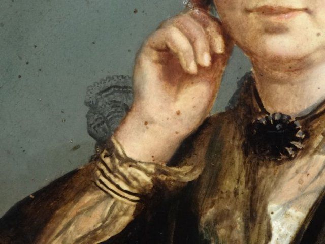Medallion Portrait Of A Woman At The End Of The 19th Century photo for sale