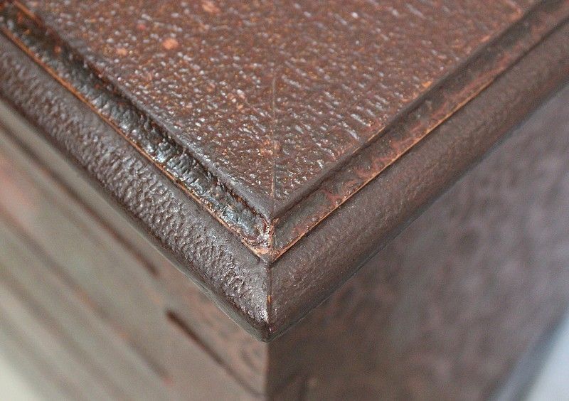 photo for sale Small Chest Of Drawer Furniture In Cracked Pine And Varnish   1920