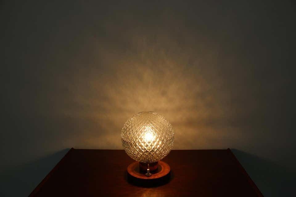 Mid Century Ceiling Light/Kamenický šenov/Preciosa. photo vintage