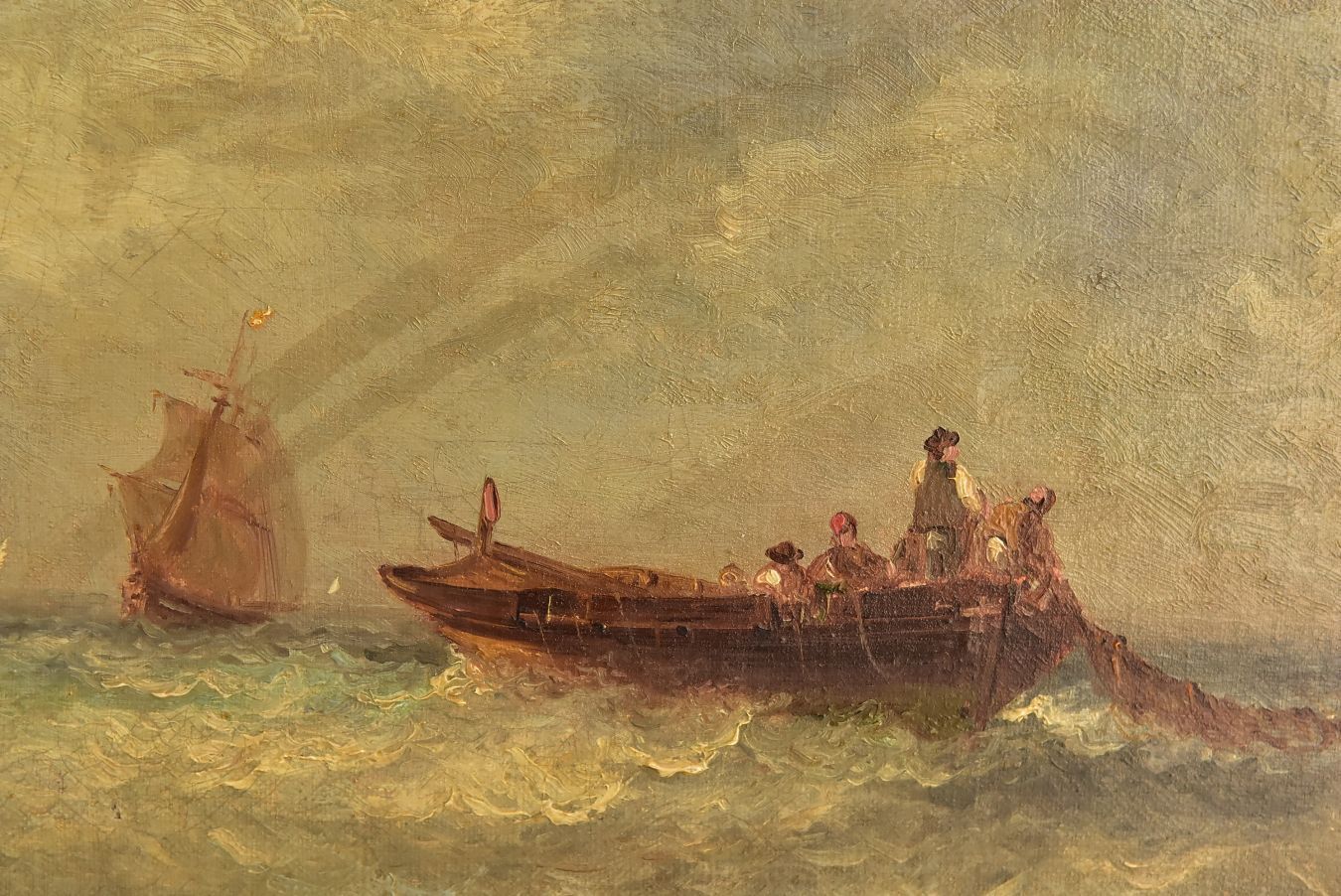 Xi Xth Marine Oil Painting By Paul Seignon photo furniture