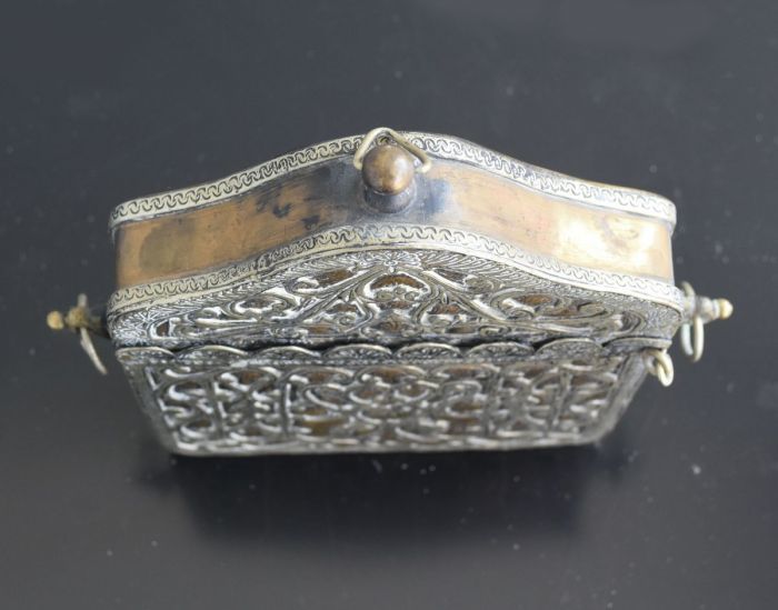 Quran Door In Repoussé Brass And Silver, Xi Xth Century photo 819.0