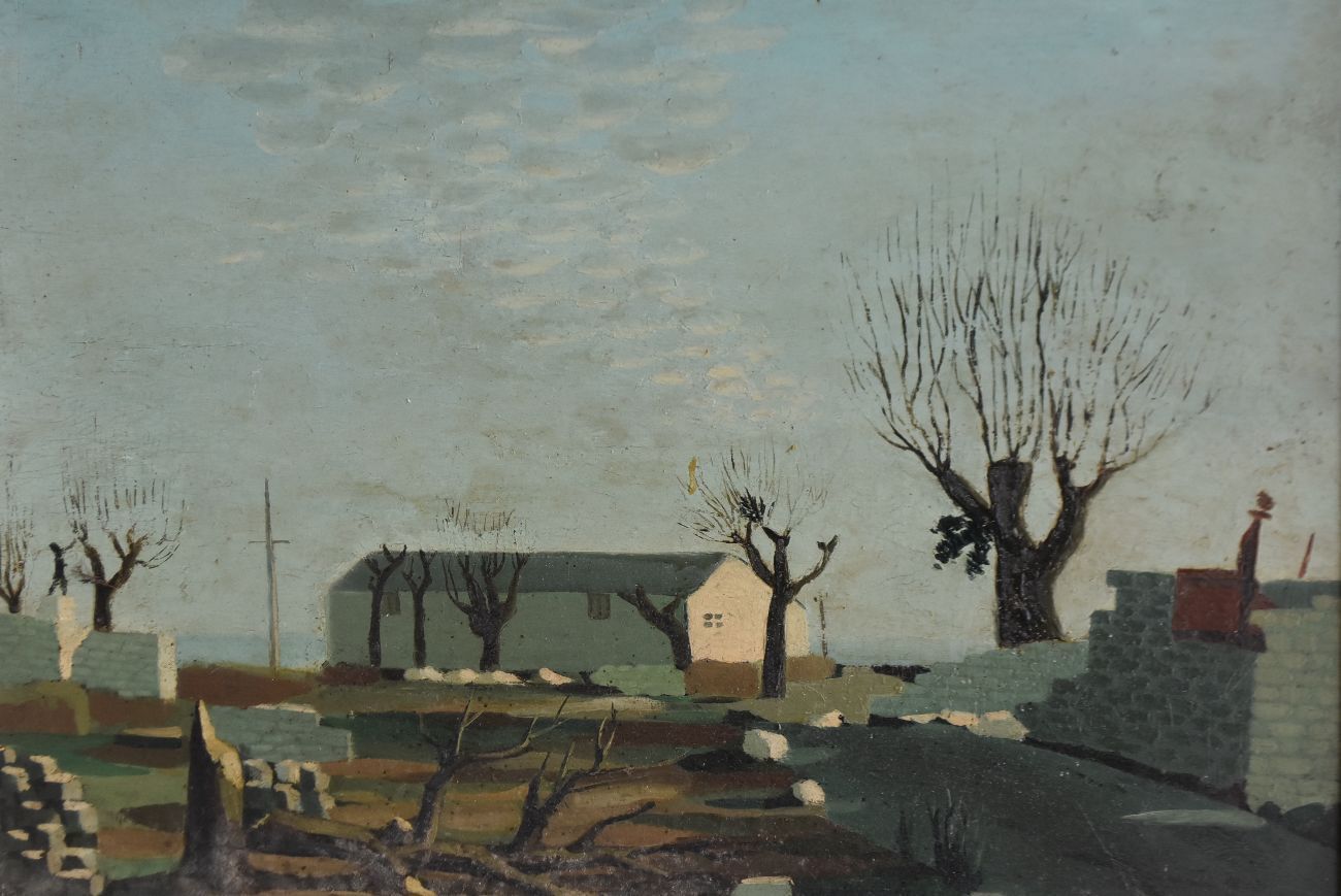 Bordelais Village Landscape By L. R. Santillan photo furniture