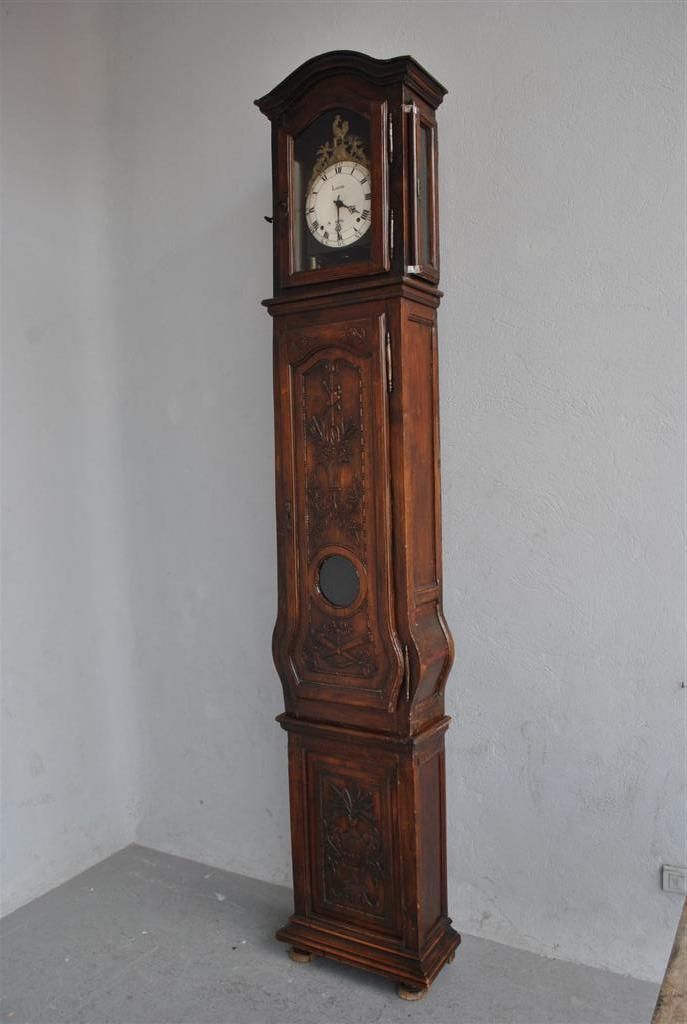 Comtoise Provence Clock In Walnut Xi Xth photo furniture