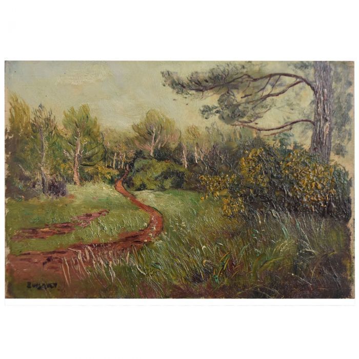 Landscape By Charles Bousquet French School