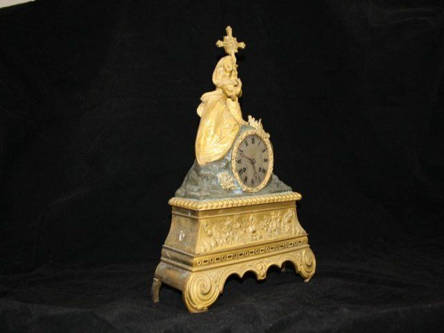 Gilt Bronze Restoration Pendulum photo vinterior