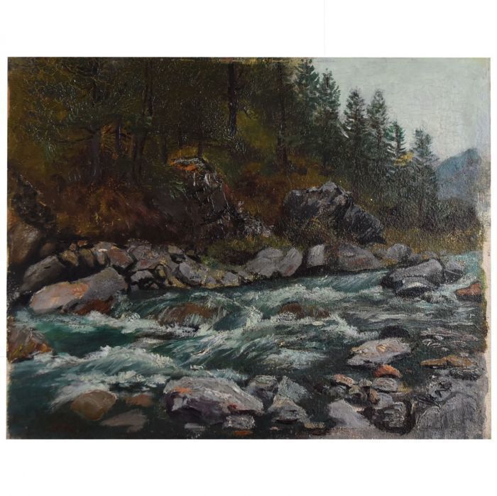 Landscape By Charles Bousquet French School