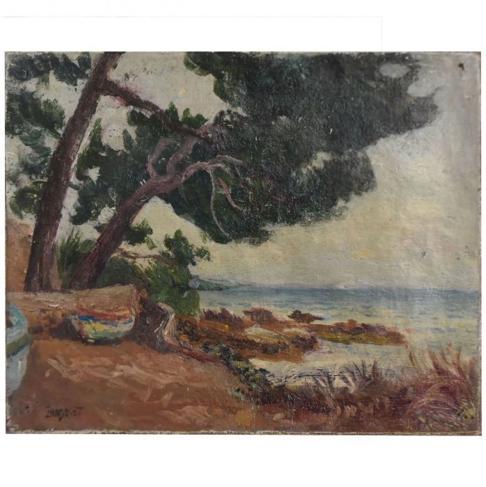 Landscape By Charles Bousquet French School