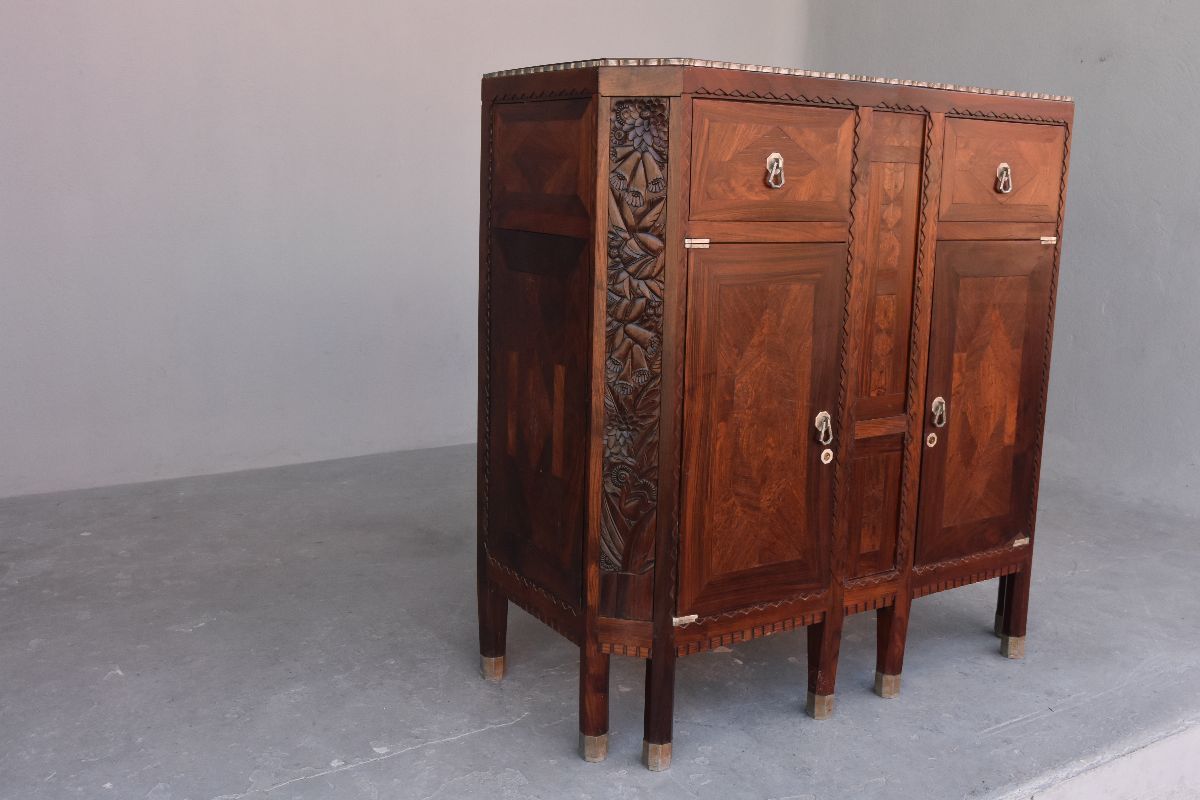 Sideboard Art Deco Door 1925 Rosewood In The Spirit Of Dominica photo furniture