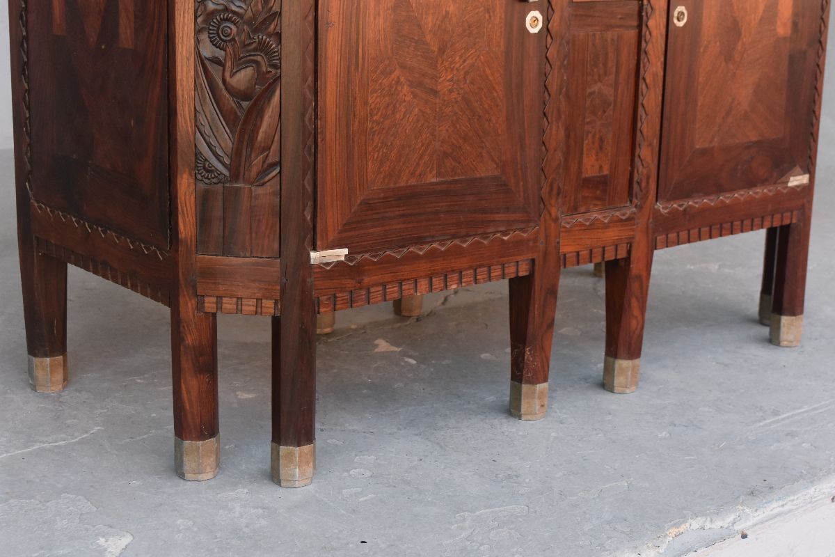 Sideboard Art Deco Door 1925 Rosewood In The Spirit Of Dominica photo for sale